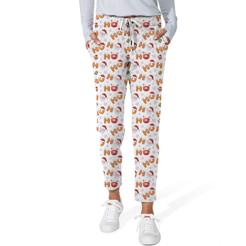 Christmas Gingerbread HO Women’s 7/8 Stretch Ankle Golf Pants