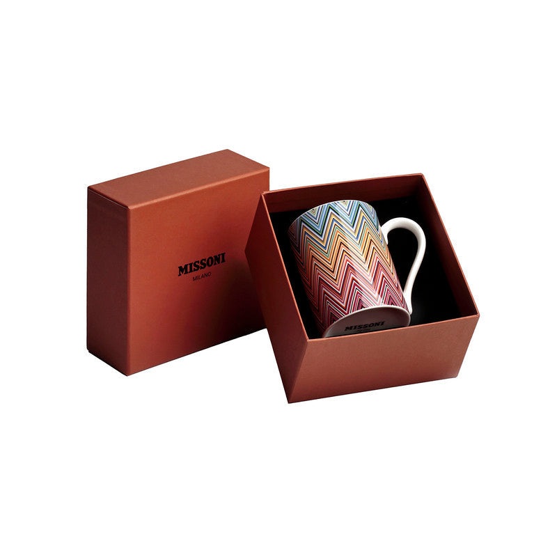 Mug Cup ZIG ZAG in Luxury Box Jarris 156 diam. 3, H 3.9, cap. 12.5 oz