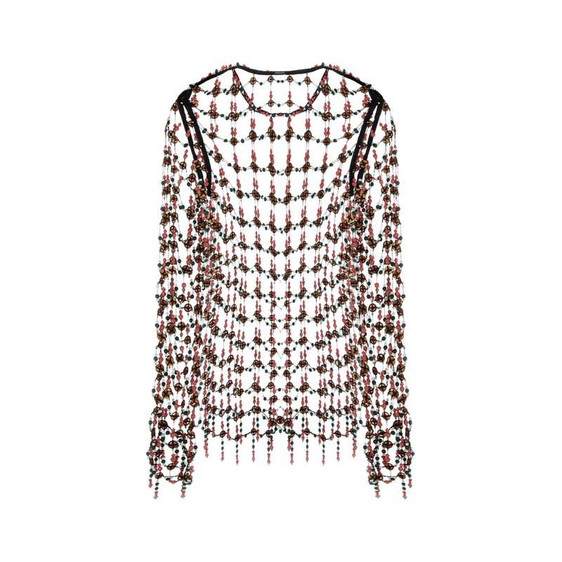 MULTICOLOR MESH CONNU TOP|MULTICOLOURED|TU