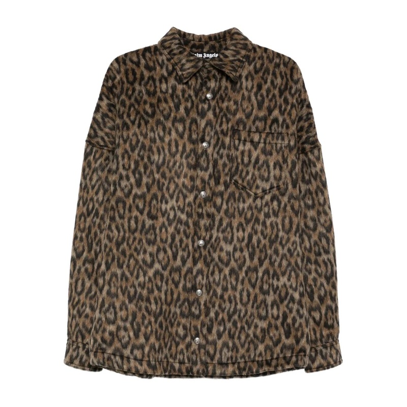 CLASSIC LOGO ANIMALIER OVERSHIRT
