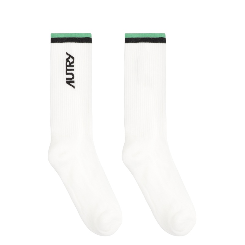 LOGO COTTON BLEND SOCKS|panna|M|L