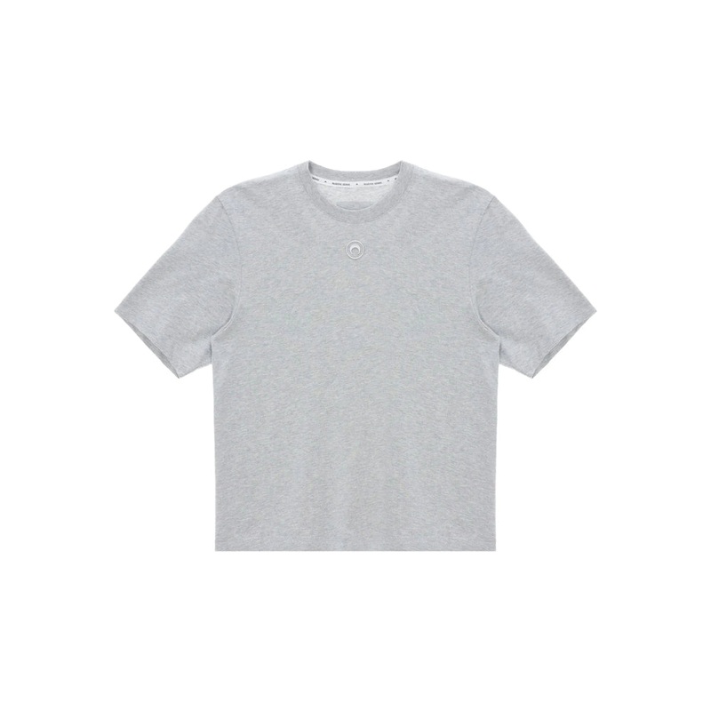 Marine Serre Logo-Embroidered T-Shirt