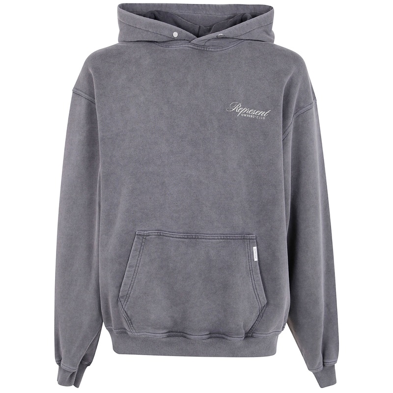OWNERS CLUB SCRIPT HOODIE|GREY|S|M|L|XL