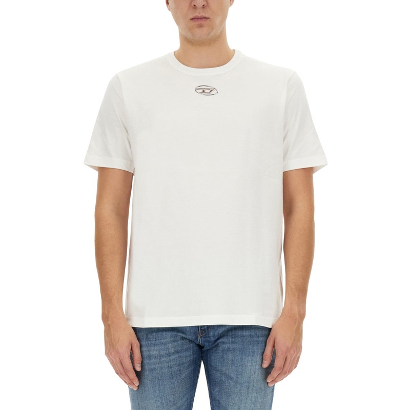 TSHIRT WITH LOGO|WHITE|S|M|L|XL