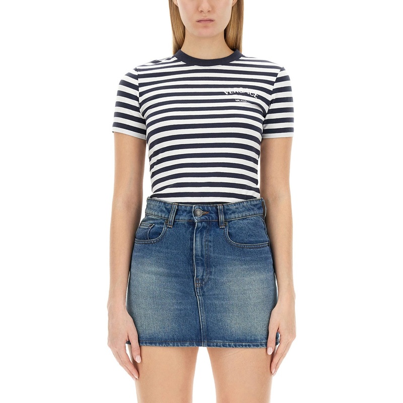 NAUTICAL STRIPE TSHIRT|BLUE|40|44|42
