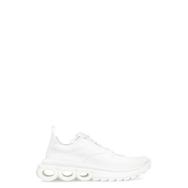 Ferragamo Fabric Low-Top Sneakers