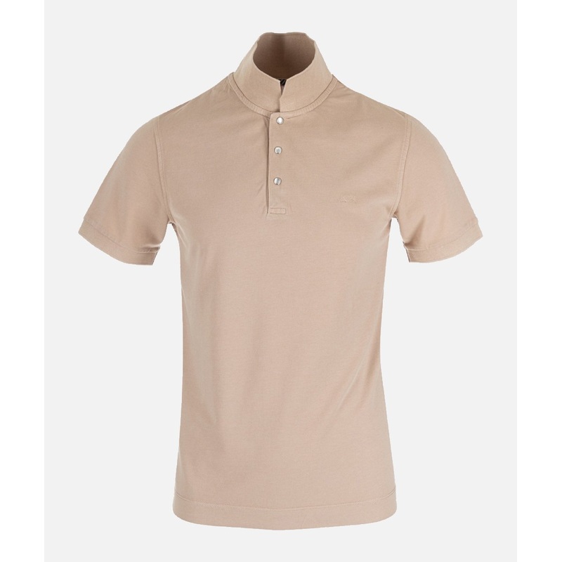 SUN68 Polo Cold Dye Snap Buttons