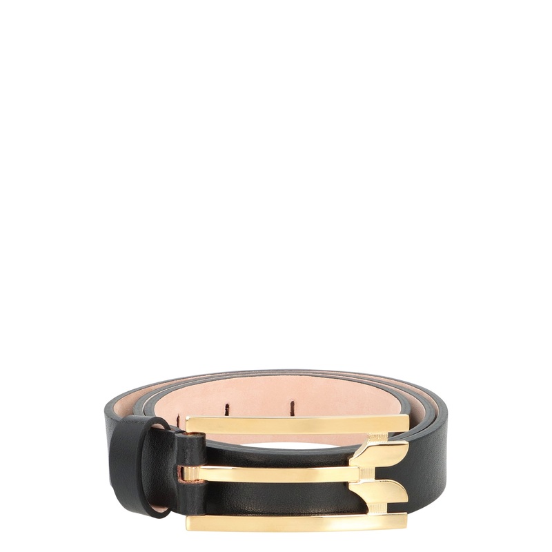 DORIAN BELT IN LEATHER|black|80|90