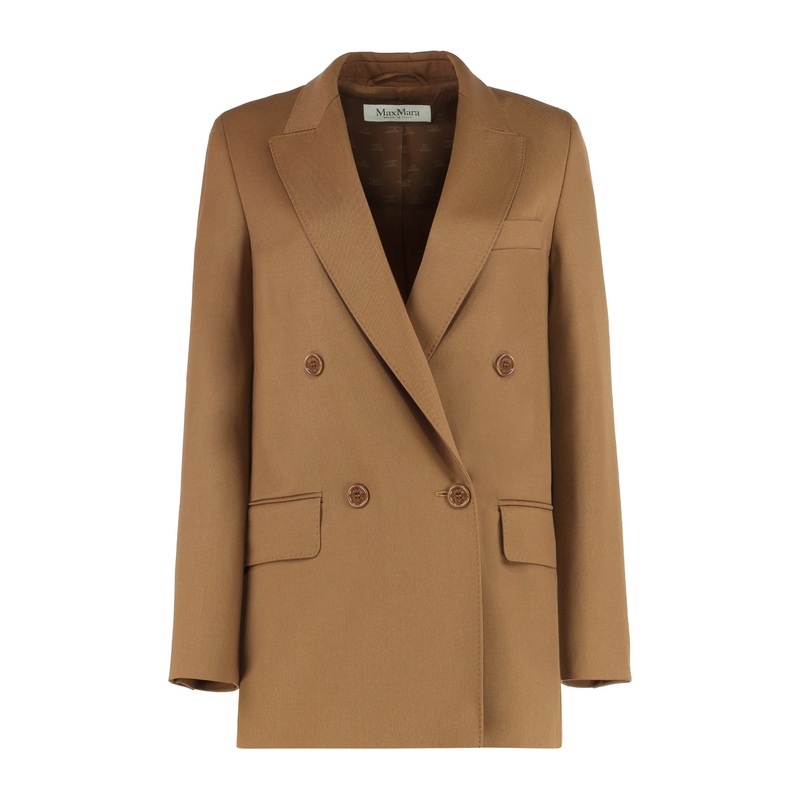 DOUBLE-BREASTED BLAZER IN WOOL