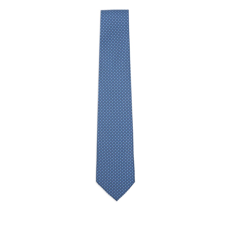 Pointed Tip Tie with Gancini Pattern
