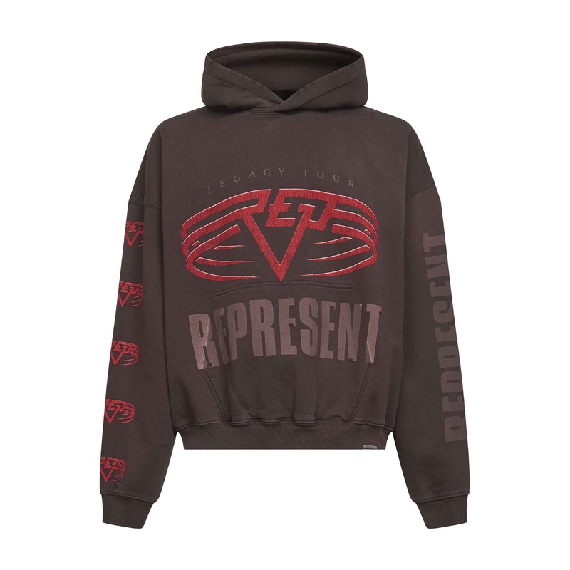 Reversible Hoodie in Black Cotton