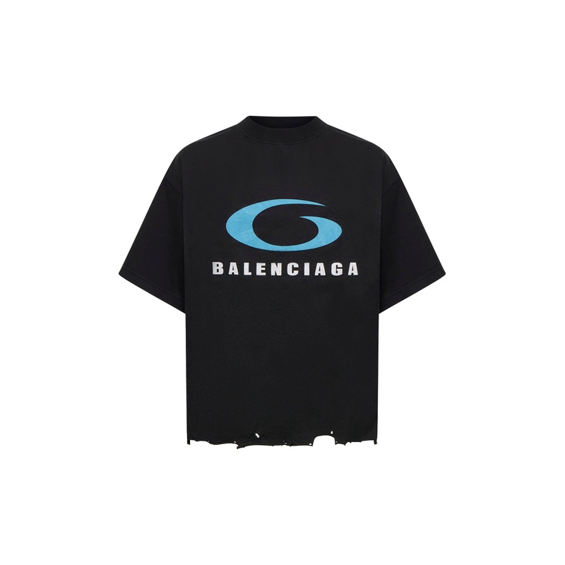 Black Loop Sports Icon cropped T-shirt