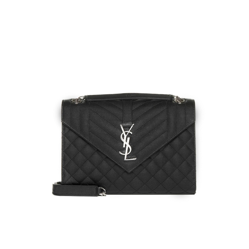 Envelope quilted leather medium bag