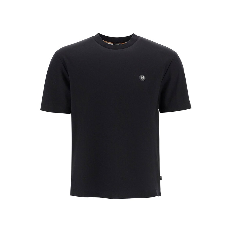 LOGO COTTON T-SHIRT|black|3XS|5XL|6XL|XXS|XS|S|M|L|XL|XXL|XXXL|4XL