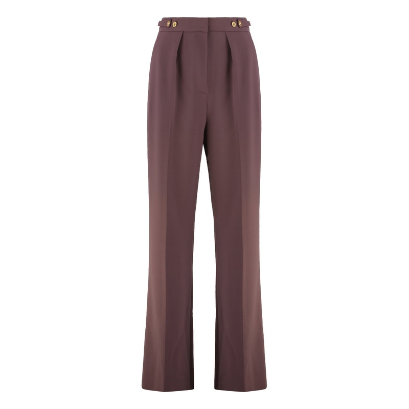 PANTS IN CREPE WITH JEWELRY ACCESSORY