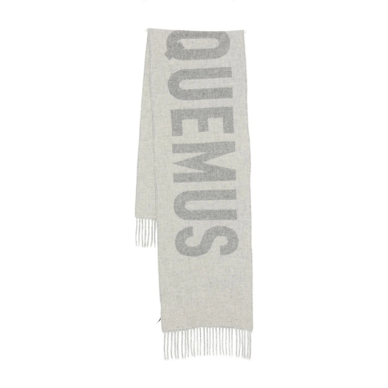 Jacquemus Light Grey Scarf|Light Grey|One Size