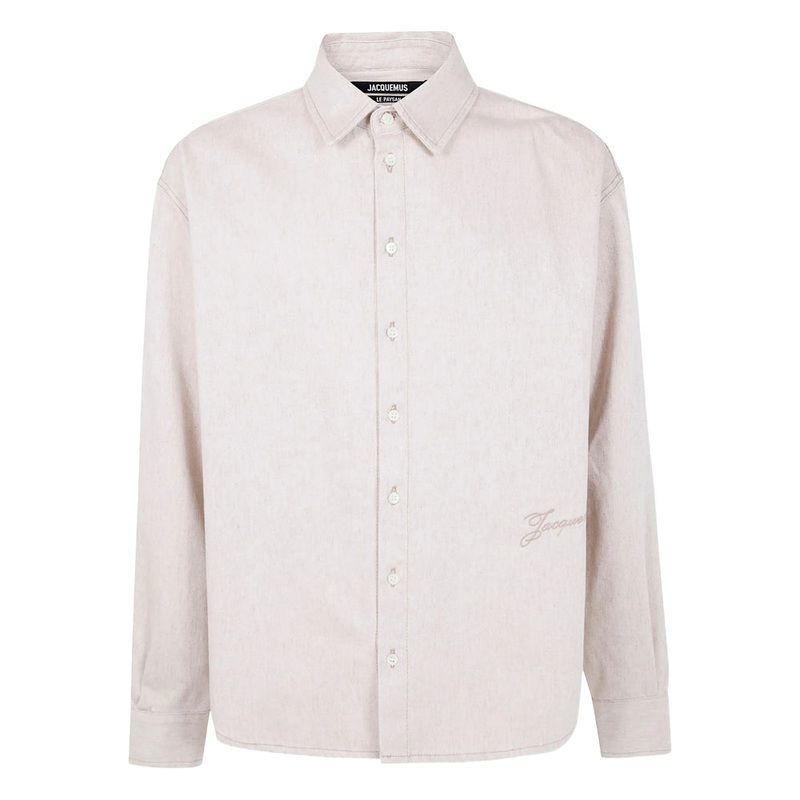 Men’s Neutral Cotton Shirt|Neutral|48|50|52
