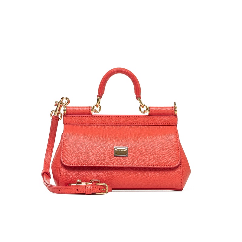 Sicily East West small leather bag
