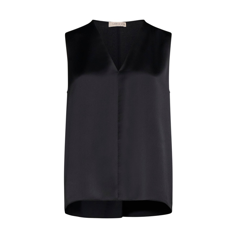 Tropeche satin top|40|42|44