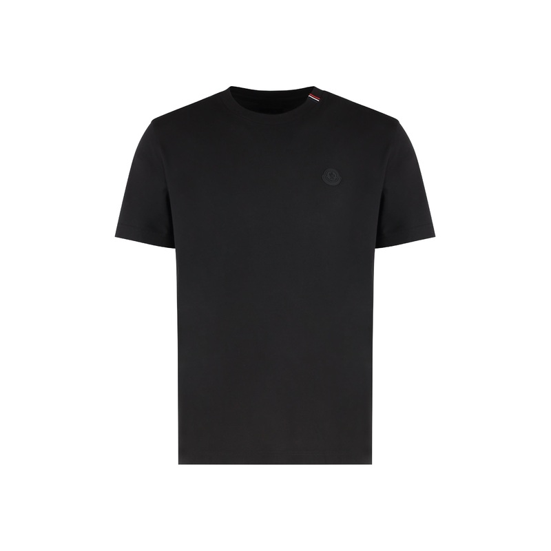 Cotton Short-Sleeve T-Shirt|Black|S