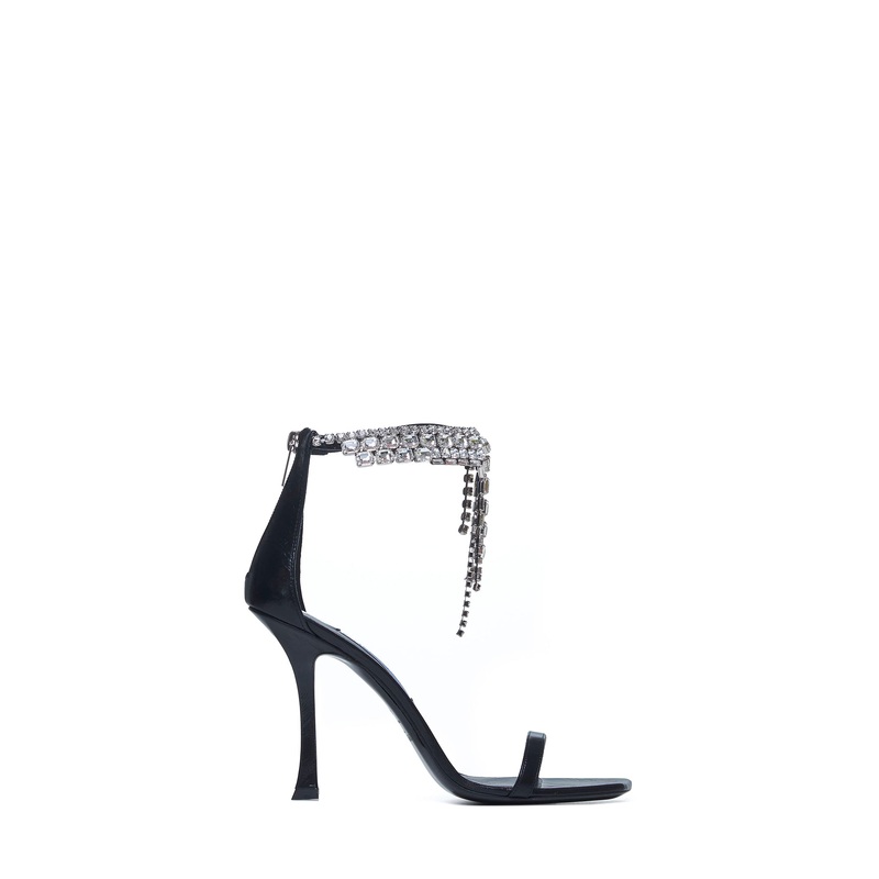 Verity 100 crystals leather sandals