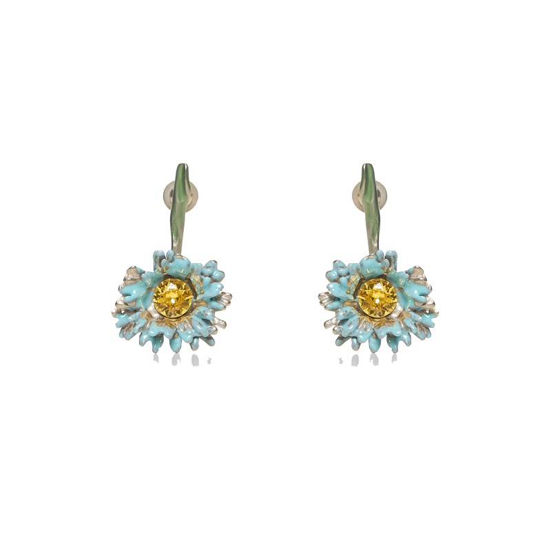 Flower Pop drop earrings|PZ