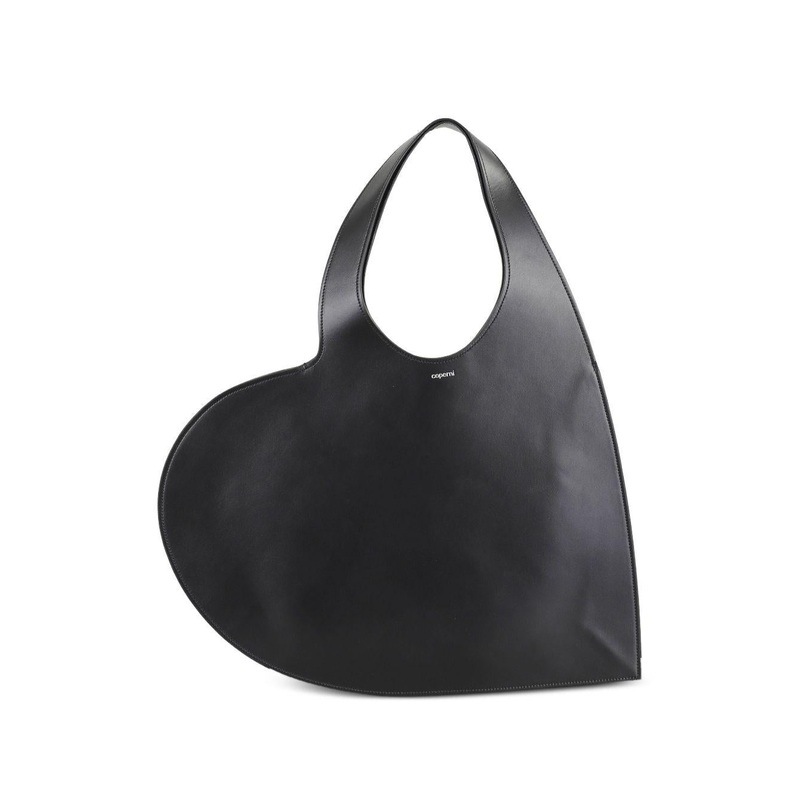 Coperni Double Heart Handbag|Black|One Size