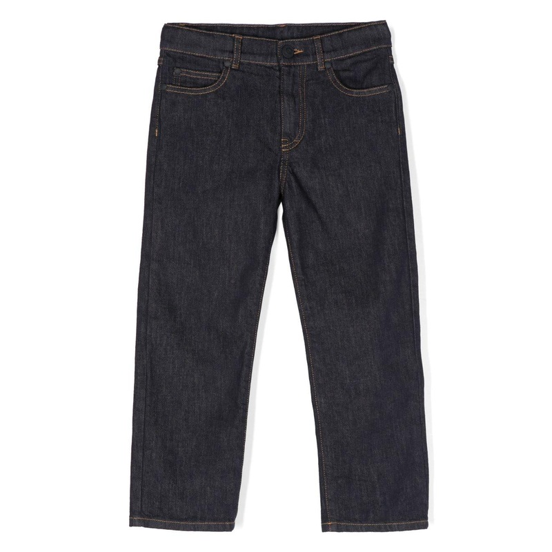 Moncler Enfant Jeans in Navy Blue