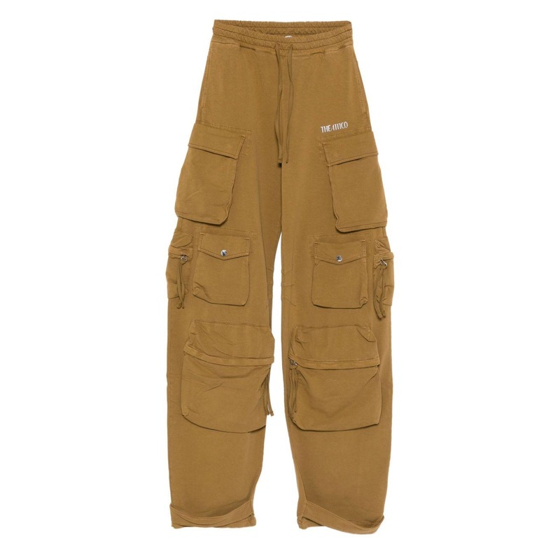 The Attico Fern Trousers|Military Green|40