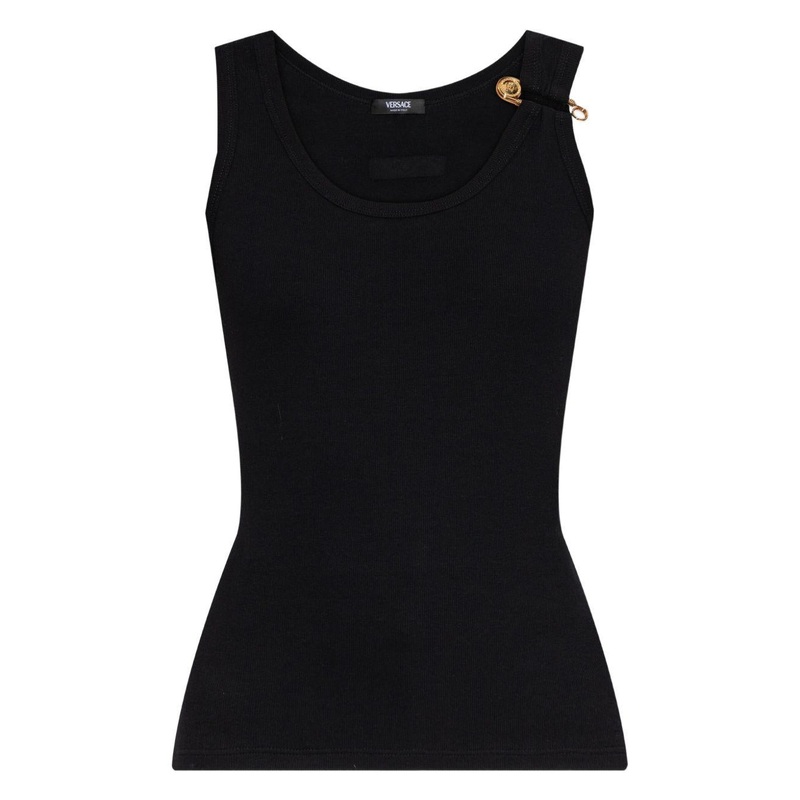 Versace Safety Pin Top|Black|40