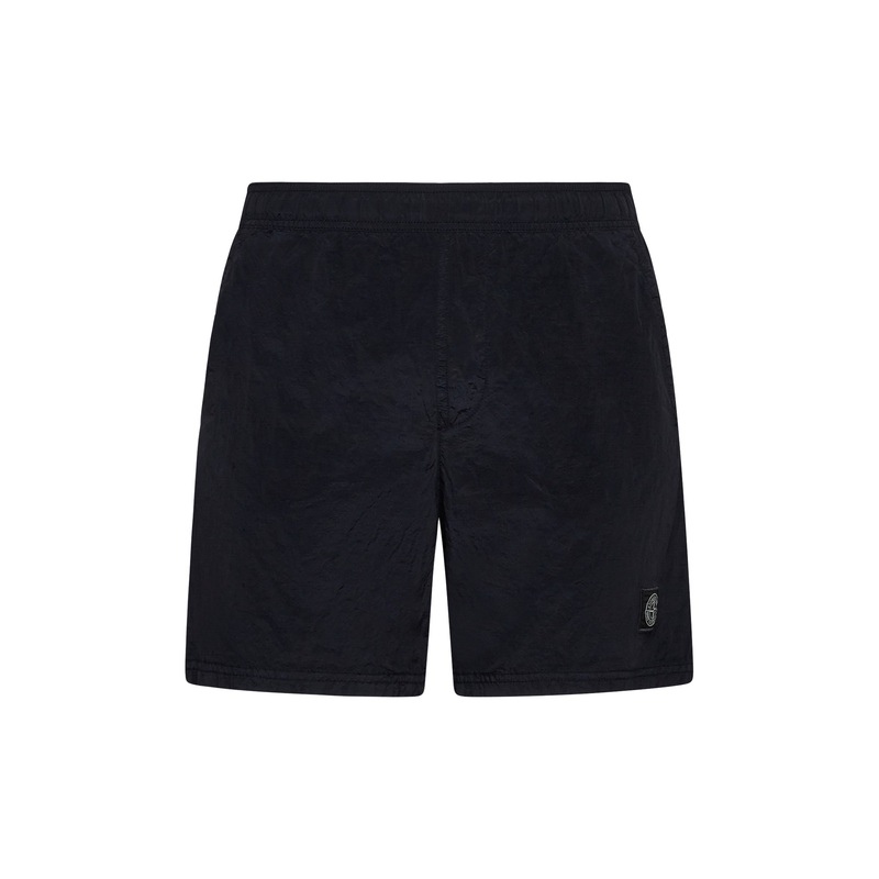 Black Nylon Metal swim trunks|S|M|L|XL