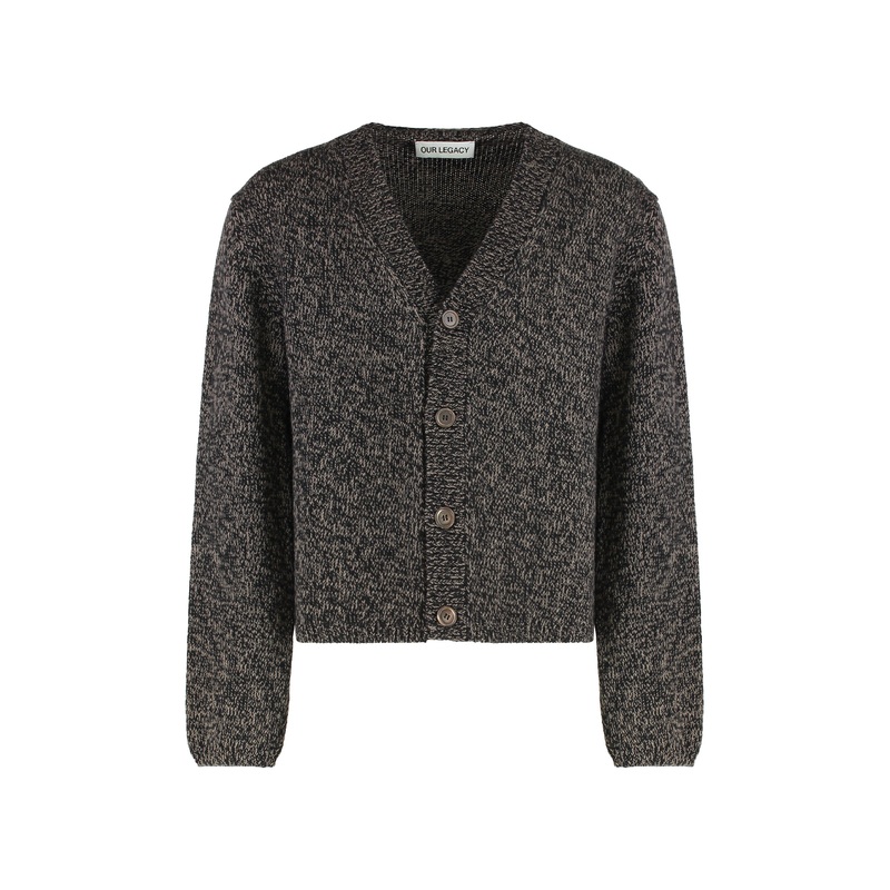 Wool Cardigan Academy|Grey|54