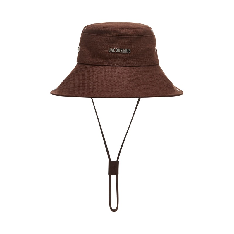 Brown The de-Nmes denim bucket hat