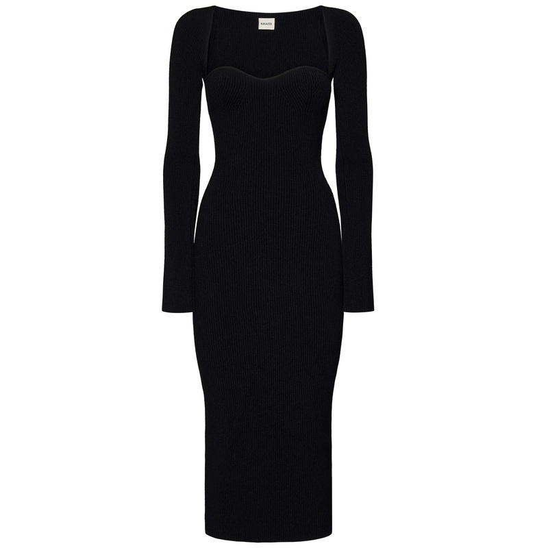 Khaite NY Beth Dress|Black|M