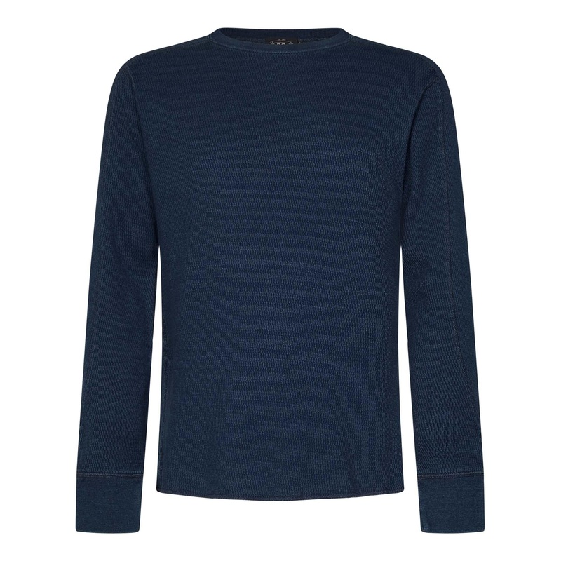 Rinsed Indigo Crewneck Sweater