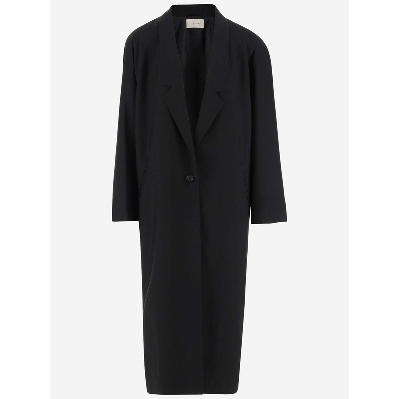 Single-Breasted Virgin Wool Coat
