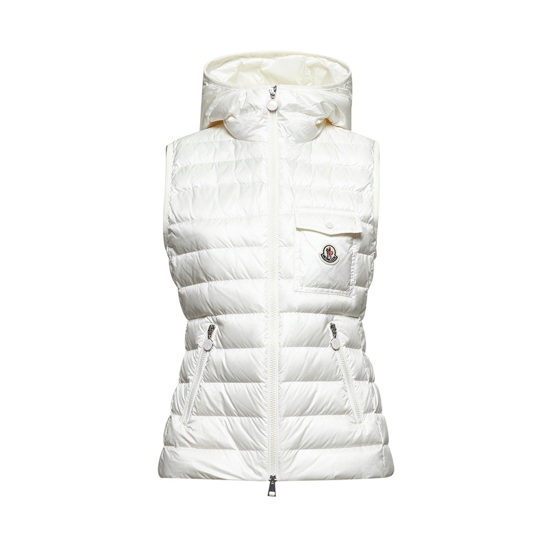 White Glygos hooded down gilet