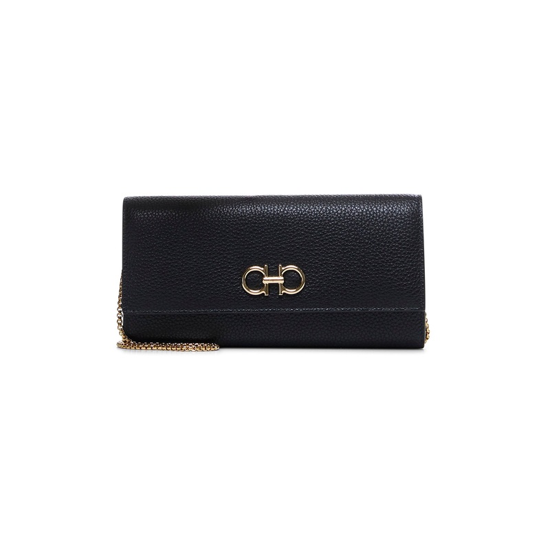Black Gancini wallet on chain|PZ