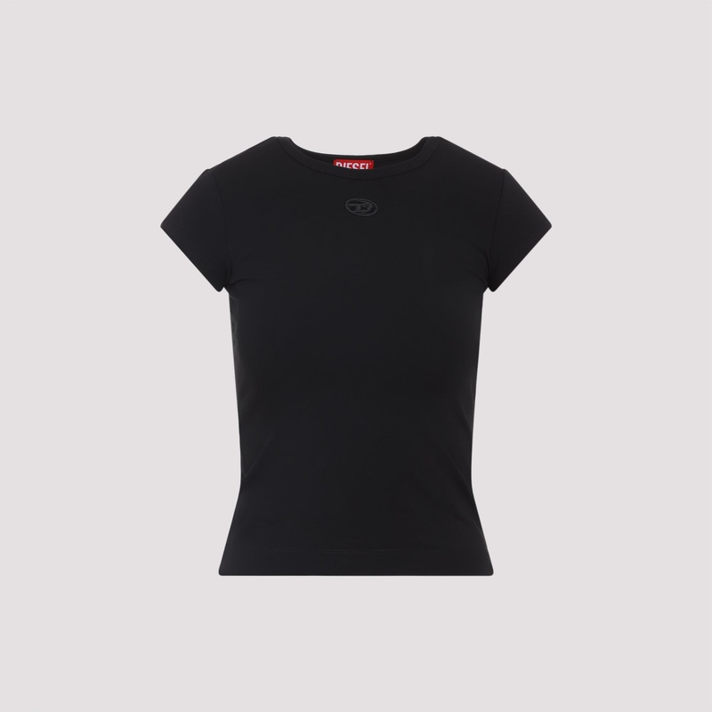 BLACK T-ANGIE-OD COTTON T-SHIRT