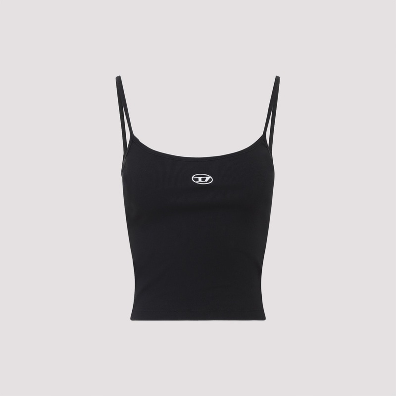 BLACK T-HUPY-OD COTTON TANK TOP