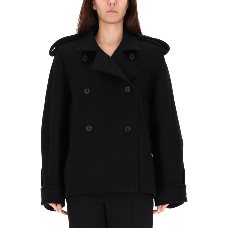 BLACK WOOL JACKET|BLACK|S|M