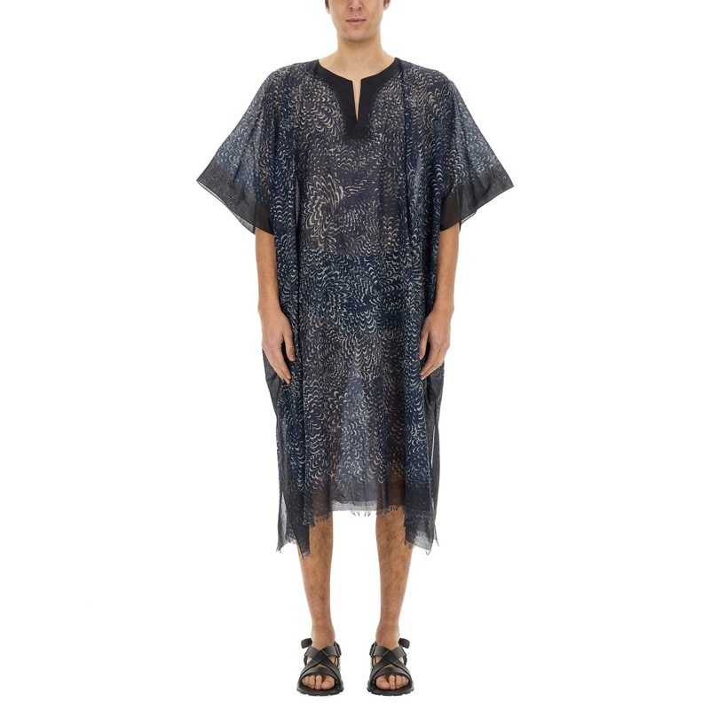 COTTON KAFTAN|BLUE|UNI