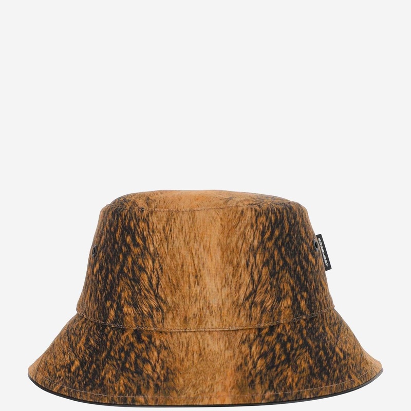 Fur Print Bucket Hat|Brown|M