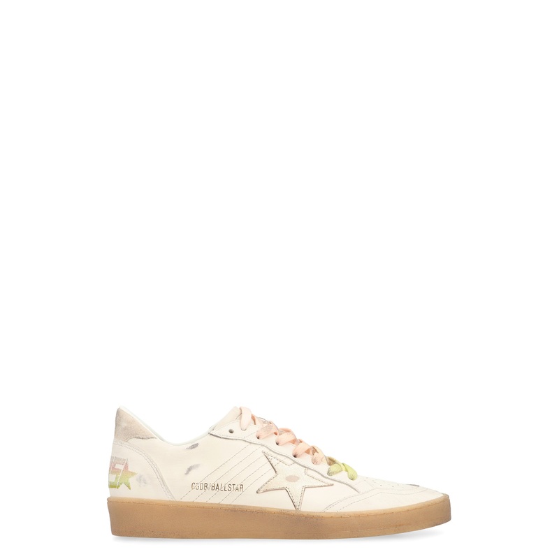 Low-Top Ball Star Sneakers|White|38