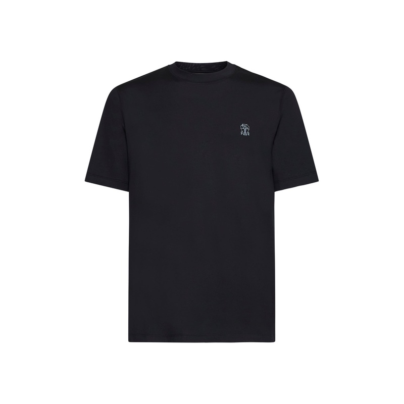 Solomeo Crest T-Shirt|black|S|M