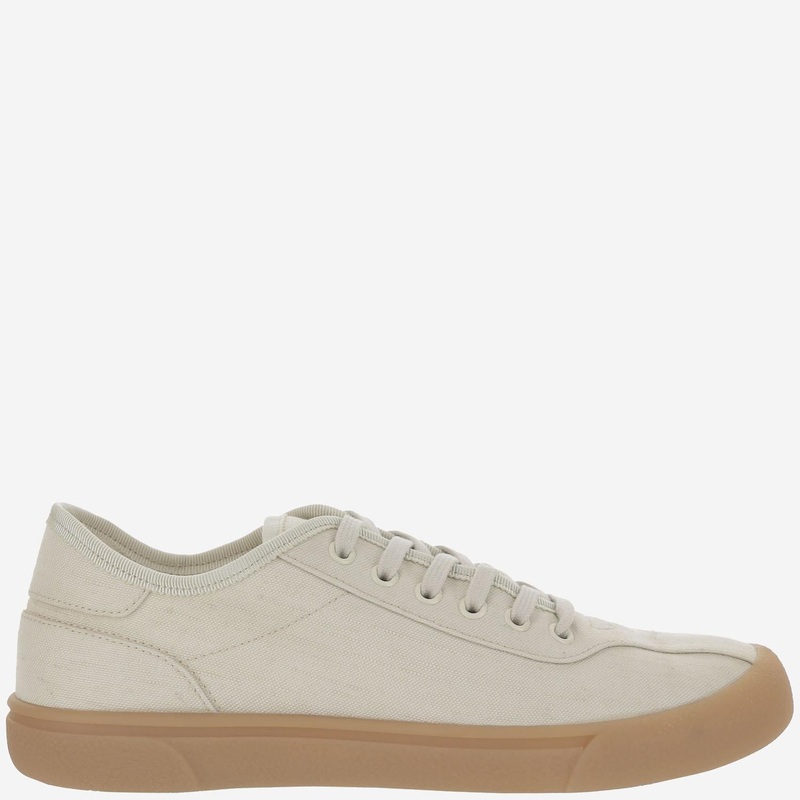 Viscose and Linen Canvas Sneakers
