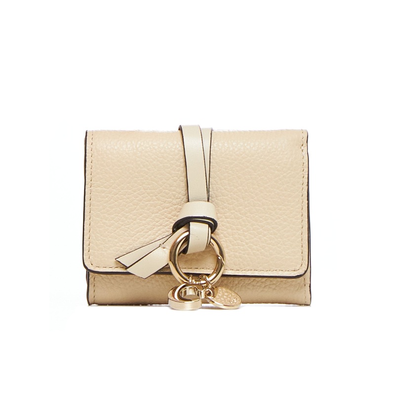 Alphabet leather wallet|PZ