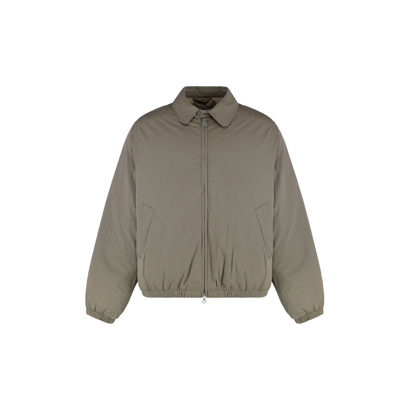 Avenue Cotton-Blend Bomber Jacket