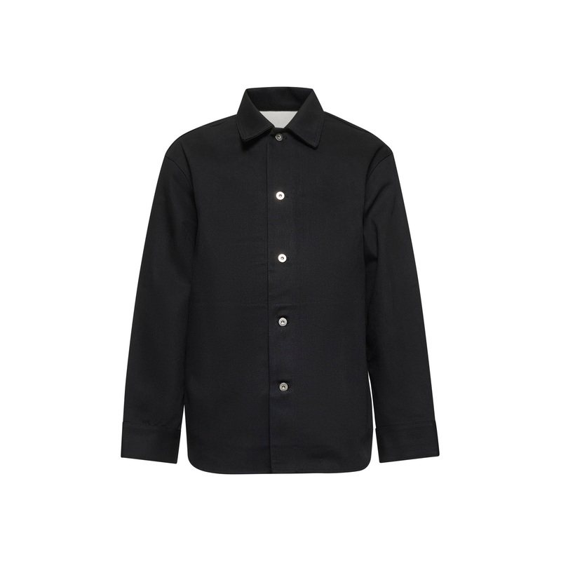 Black denim workwear overshirt