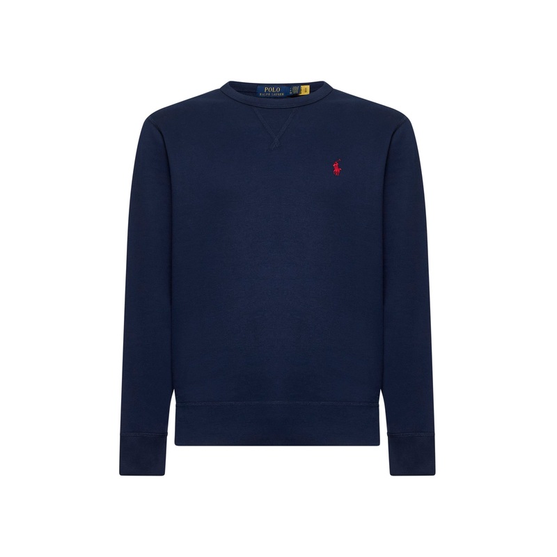 Blue cotton blend RL sweatshirt